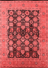 Oriental Red Industrial Rug, urb1757red