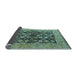 Sideview of Oriental Light Blue Industrial Rug, urb1757lblu