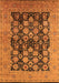 Machine Washable Oriental Orange Industrial Area Rugs, wshurb1757org