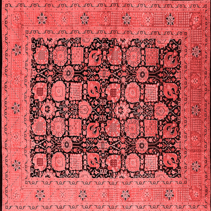 Oriental Red Industrial Rug, urb1757red