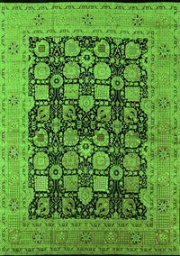 Oriental Green Industrial Rug, urb1757grn