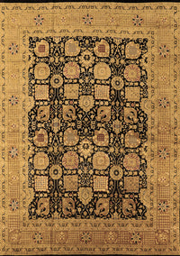 Oriental Brown Industrial Rug, urb1757brn