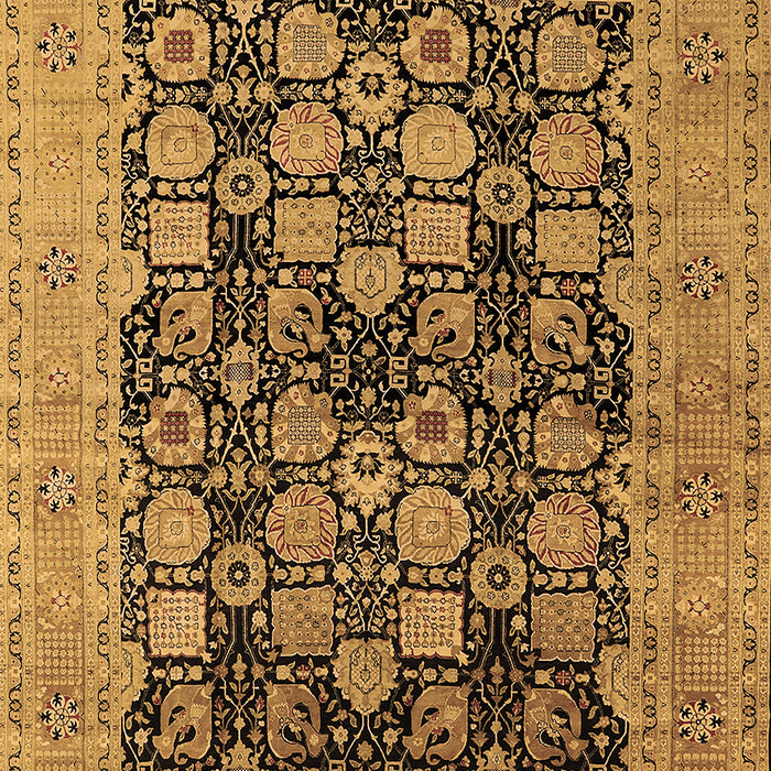 Oriental Brown Industrial Rug, urb1757brn