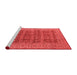 Industrial Red Washable Rugs