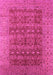 Oriental Pink Industrial Rug, urb1758pnk