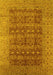 Oriental Yellow Industrial Rug, urb1758yw