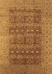 Oriental Brown Industrial Rug, urb1758brn