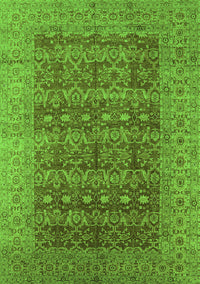 Oriental Green Industrial Rug, urb1758grn