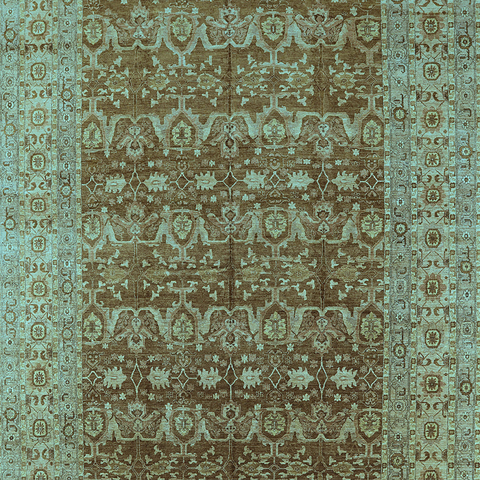Oriental Light Blue Industrial Rug, urb1758lblu