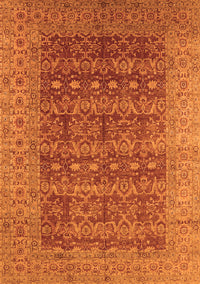 Oriental Orange Industrial Rug, urb1758org