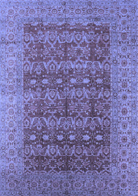 Oriental Blue Industrial Rug, urb1758blu