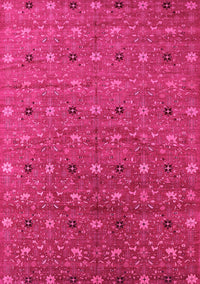 Oriental Pink Industrial Rug, urb1759pnk