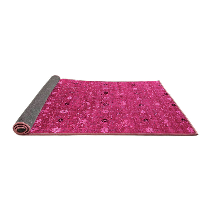 Sideview of Oriental Pink Industrial Rug, urb1759pnk