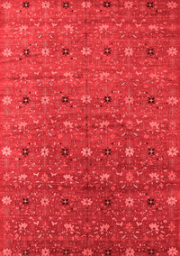 Oriental Red Industrial Rug, urb1759red