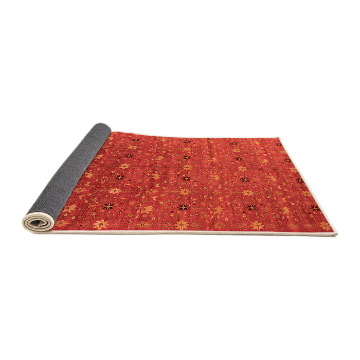 Sideview of Oriental Orange Industrial Rug, urb1759org