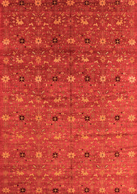 Oriental Orange Industrial Rug, urb1759org