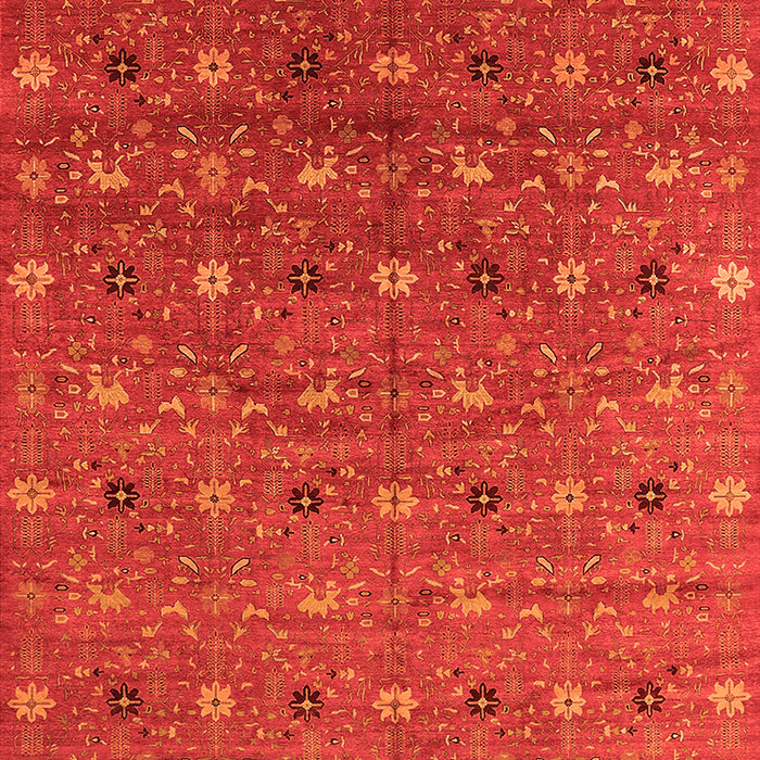 Oriental Orange Industrial Rug, urb1759org