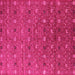 Square Oriental Pink Industrial Rug, urb1759pnk