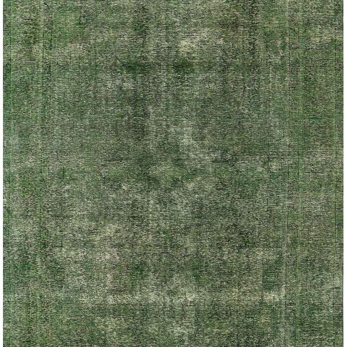 Mid-Century Modern Green Oriental Rug, urb1760