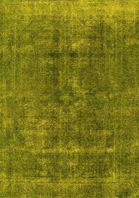 Oriental Yellow Industrial Rug, urb1760yw