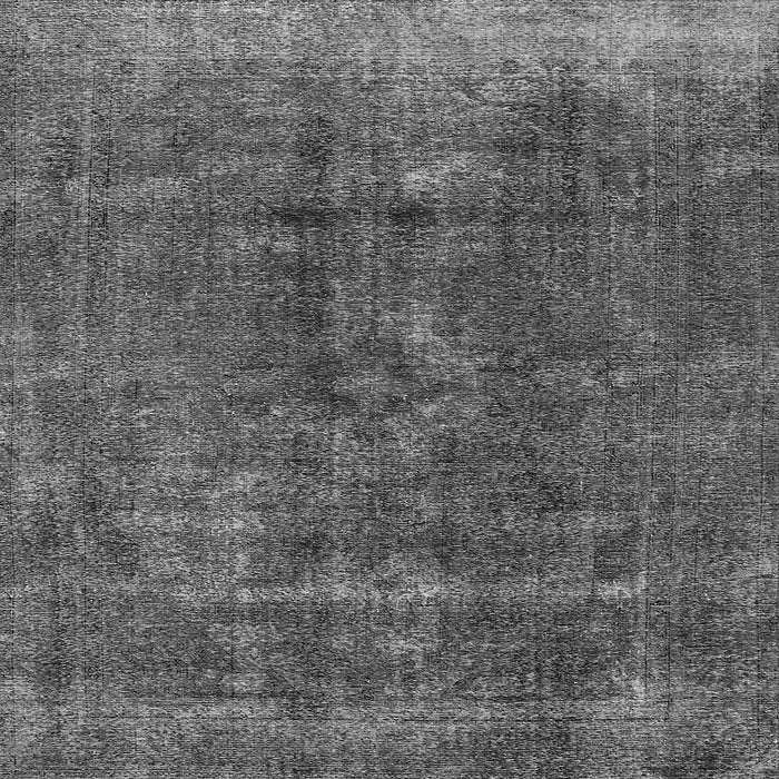 Square Oriental Gray Industrial Rug, urb1760gry
