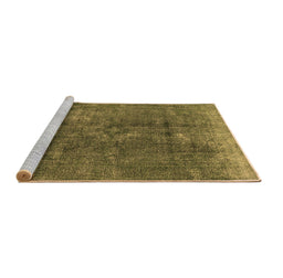 Sideview of Machine Washable Oriental Brown Industrial Rug, wshurb1760brn