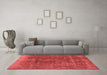 Industrial Red Washable Rugs