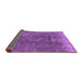 Sideview of Oriental Purple Industrial Rug, urb1760pur