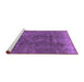 Sideview of Machine Washable Oriental Purple Industrial Area Rugs, wshurb1760pur