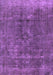 Machine Washable Oriental Purple Industrial Area Rugs, wshurb1760pur