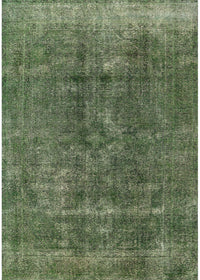 Machine Washable Industrial Modern Green Rug, wshurb1760