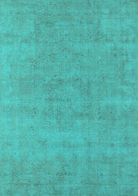 Oriental Turquoise Industrial Rug, urb1761turq