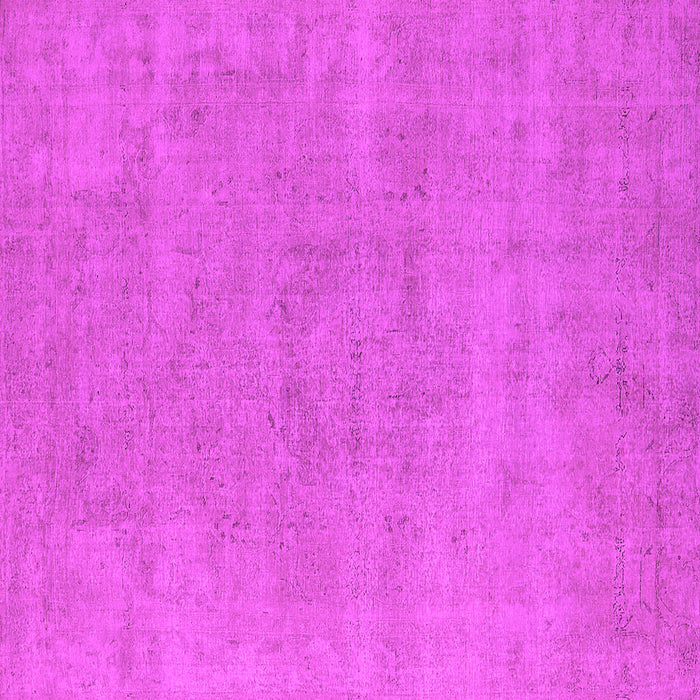 Square Machine Washable Oriental Pink Industrial Rug, wshurb1761pnk