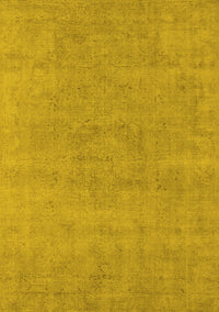 Oriental Yellow Industrial Rug, urb1761yw