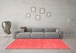 Industrial Red Washable Rugs