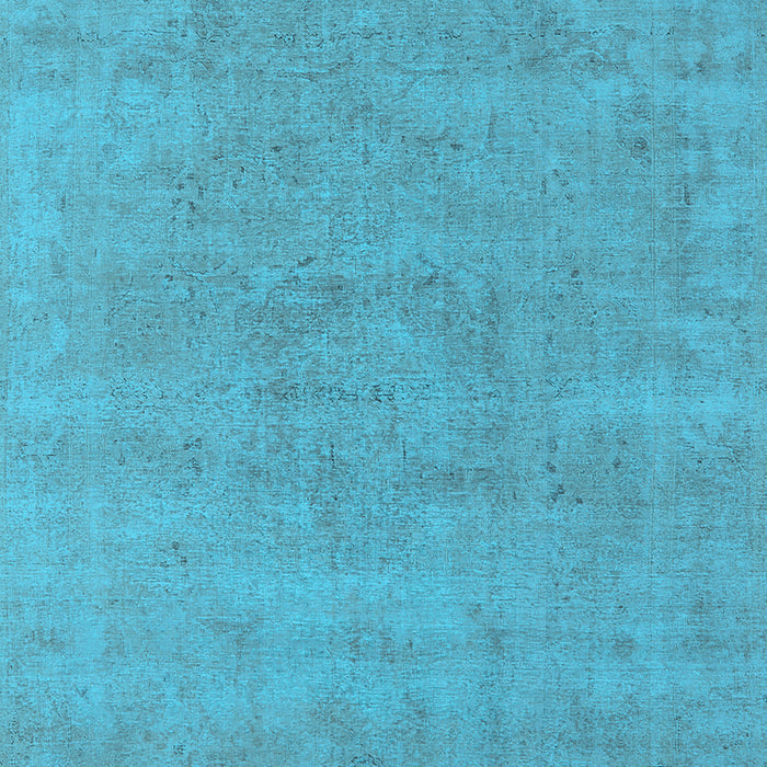 Machine Washable Oriental Light Blue Industrial Rug, wshurb1761lblu