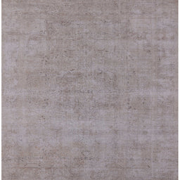 Square Mid-Century Modern Pink Oriental Rug, urb1761