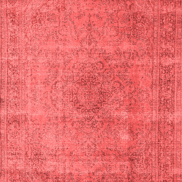 Machine Washable Oriental Red Industrial Rug, wshurb1762red