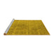 Sideview of Machine Washable Oriental Yellow Industrial Rug, wshurb1762yw