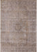 Machine Washable Industrial Modern Dark Almond Brown Rug, wshurb1762