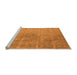 Sideview of Machine Washable Oriental Orange Industrial Area Rugs, wshurb1762org