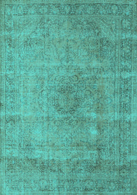 Oriental Turquoise Industrial Rug, urb1762turq