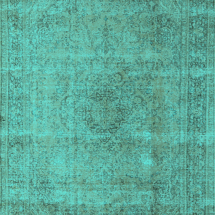 Oriental Turquoise Industrial Rug, urb1762turq