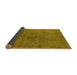 Sideview of Oriental Yellow Industrial Rug, urb1763yw