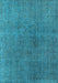 Oriental Light Blue Industrial Rug, urb1763lblu