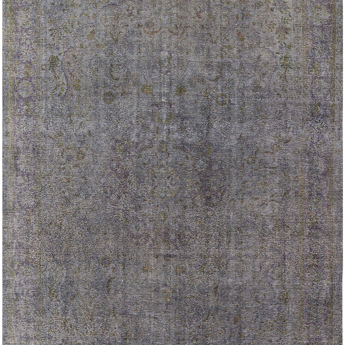 Mid-Century Modern Carbon Gray Oriental Rug, urb1763