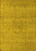 Oriental Yellow Industrial Rug, urb1764yw