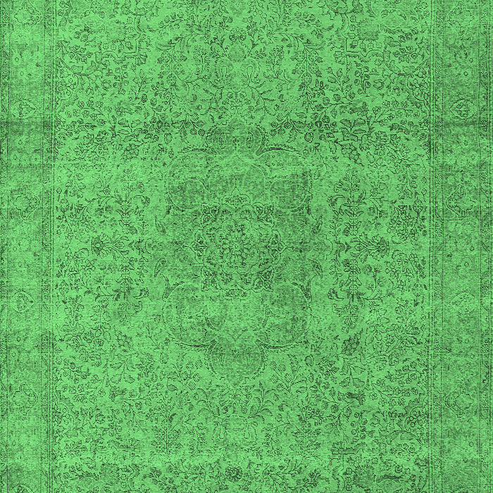 Oriental Emerald Green Industrial Rug, urb1764emgrn