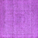 Square Oriental Purple Industrial Rug, urb1764pur