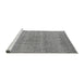 Sideview of Machine Washable Oriental Gray Industrial Rug, wshurb1764gry